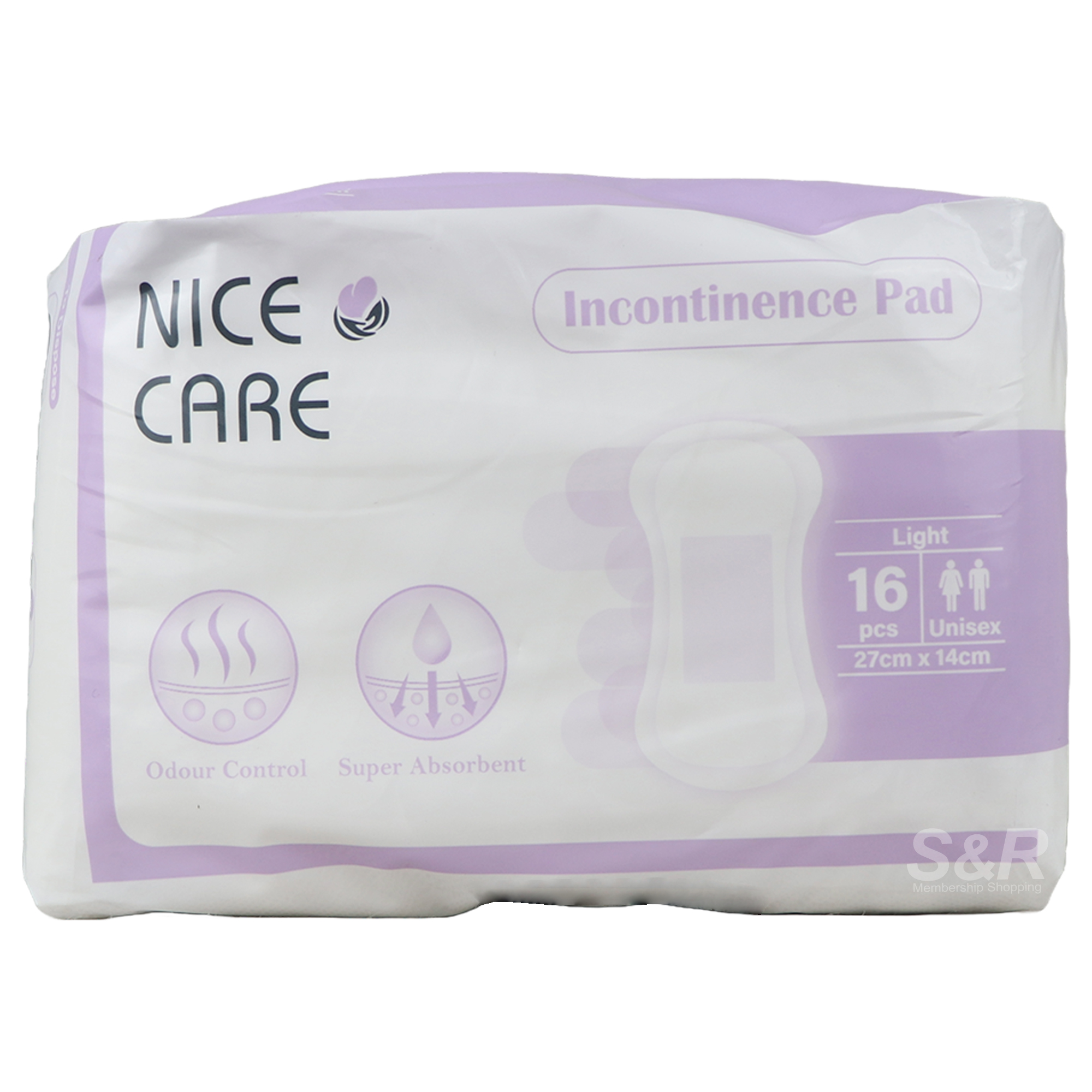 Nice Care Light Incontinence Pad Unisex 16pcs